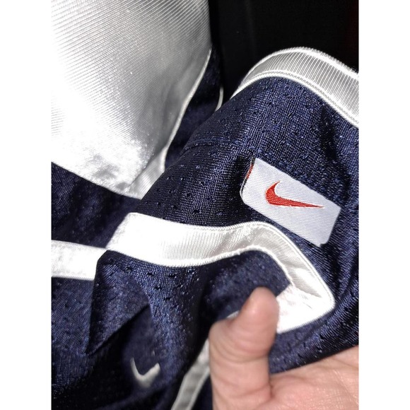 Nike Hoops Men's Navy and‎ White Basketball Shorts - Picture 3 of 6